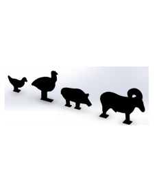 Silhouettes Carabine et...